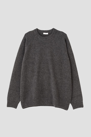 ATON / LAMBS WOOL CREWNECK SWEATER_020