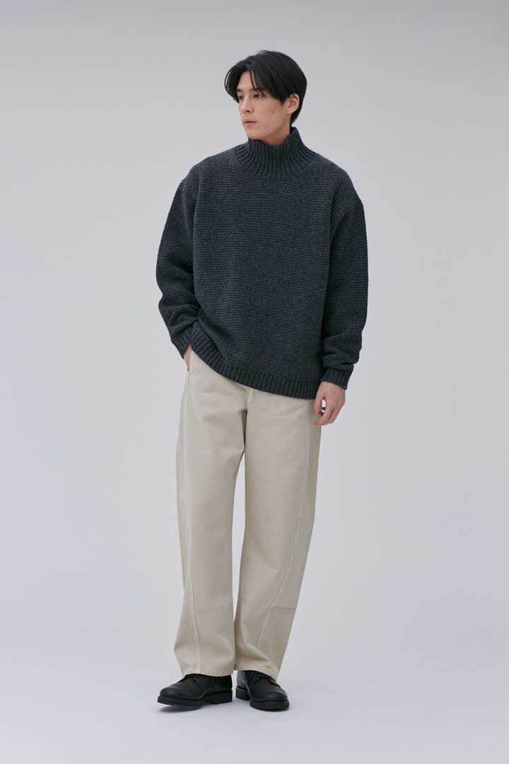 ATON / LAMBS WOOL HIGHNECK SWEATER2