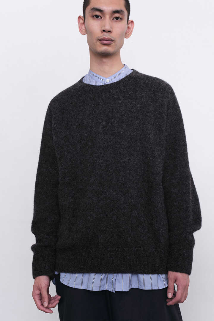 ［別注］blurhms / ALPACA KNIT CREW NECK3