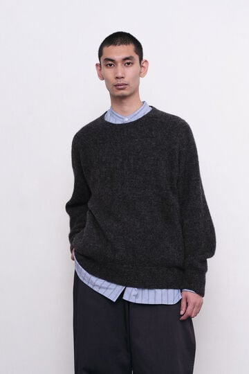 ［別注］blurhms / ALPACA KNIT CREW NECK_020