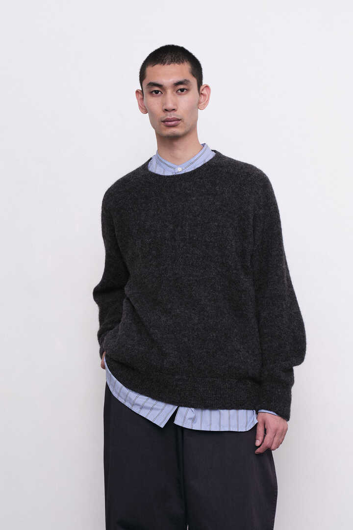 ［別注］blurhms / ALPACA KNIT CREW NECK1