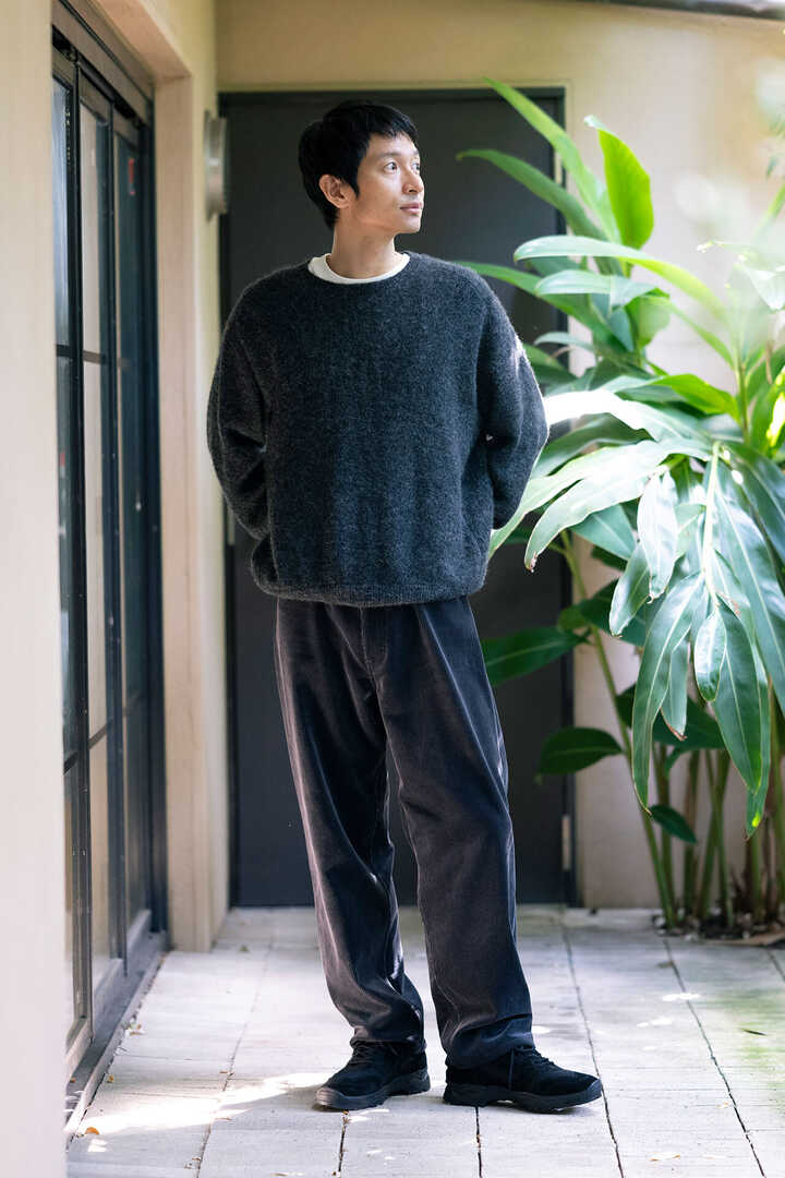 ［別注］blurhms / ALPACA KNIT CREW NECK18