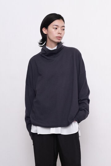 STUDIO NICHOLSON / LW BOILED WOOL 16GG ROLL NECK JUMPER_020