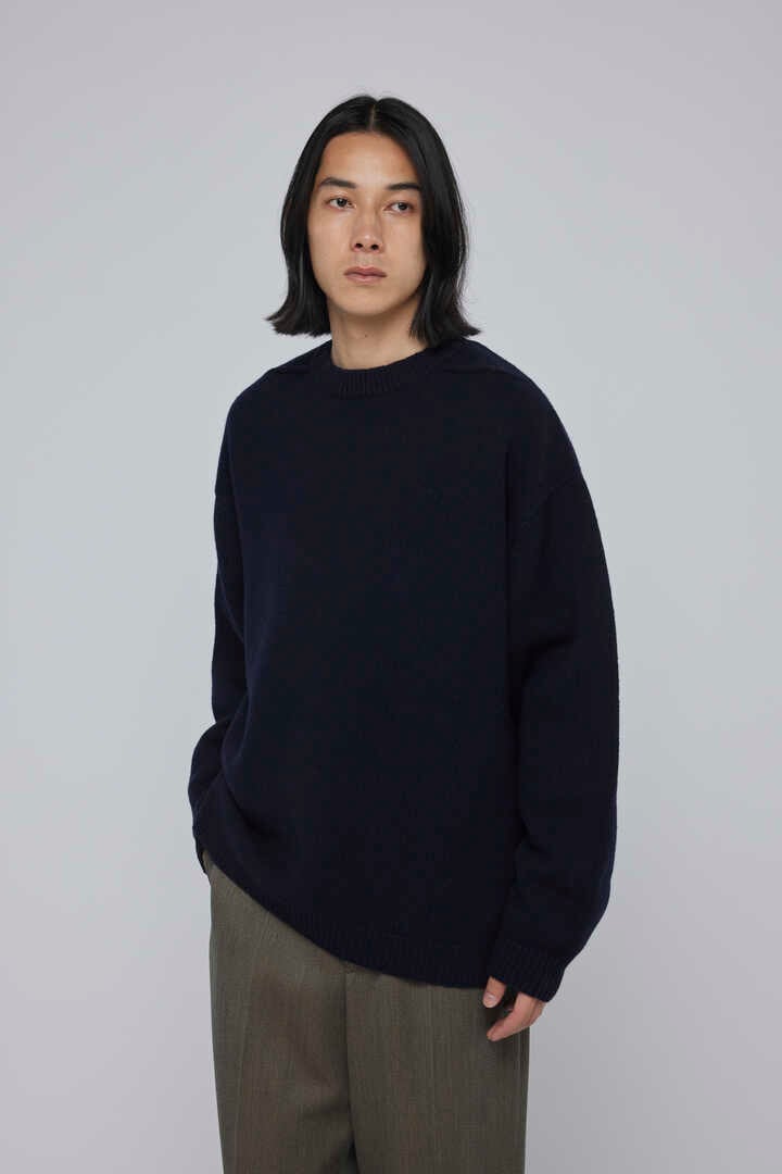 STUDIO NICHOLSON / ENGLISH LAMBSWOOL 5GG GUERNSEY JUMPER15