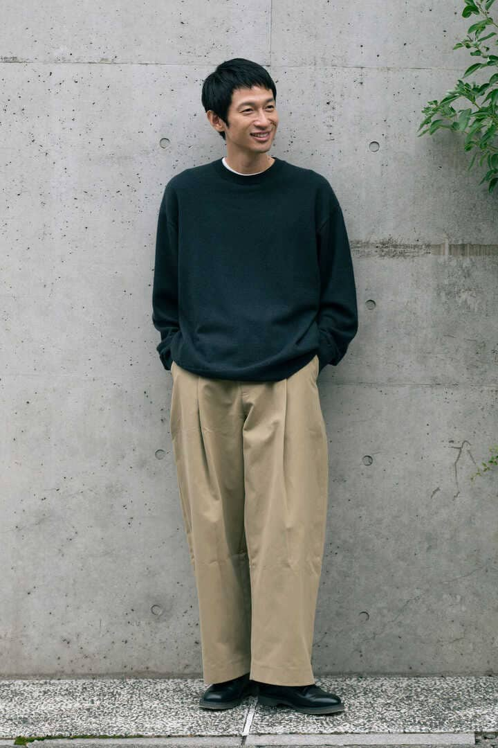 ［別注］Yonetomi / NEW BASIC CASHMERE KNIT P/O24