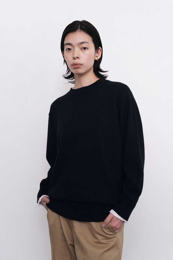 ［別注］Yonetomi / NEW BASIC CASHMERE KNIT P/O24