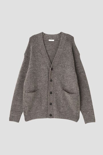 ATON / HIGHLAND WOOL ALPACA OVERSIZED CARDIGAN_020