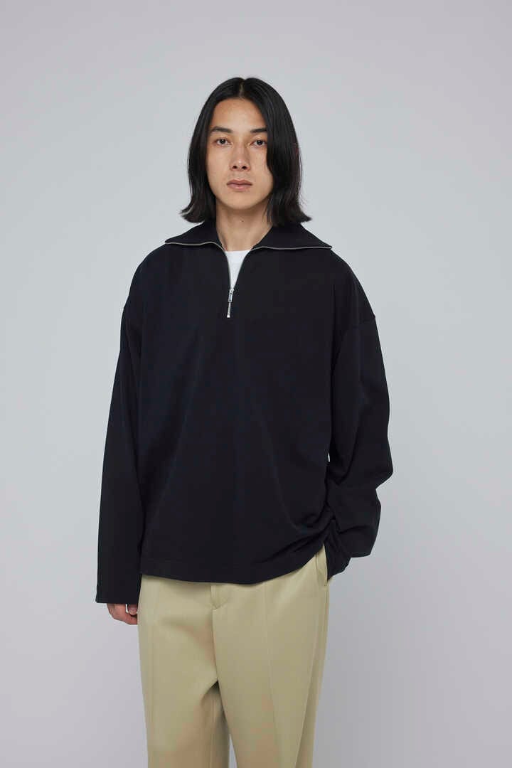 STUDIO NICHOLSON / DRY HEAVY COTTON ZIP THROUGH ROLL NECK15