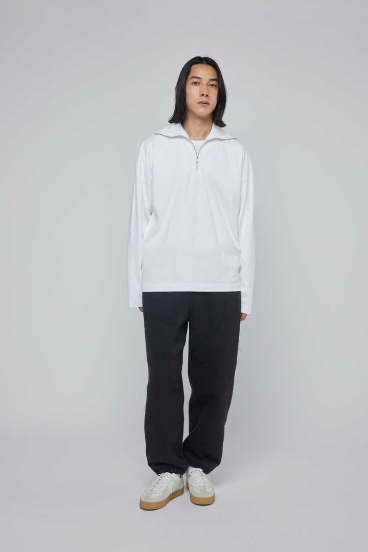 STUDIO NICHOLSON / DRY HEAVY COTTON ZIP THROUGH ROLL NECK2