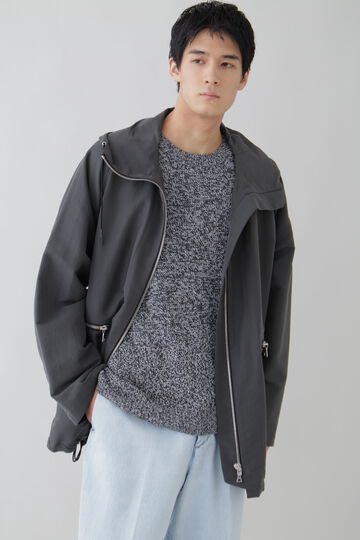 YLÈVE / COTTON/SIKL GROSGRAIN HOOD CO_140