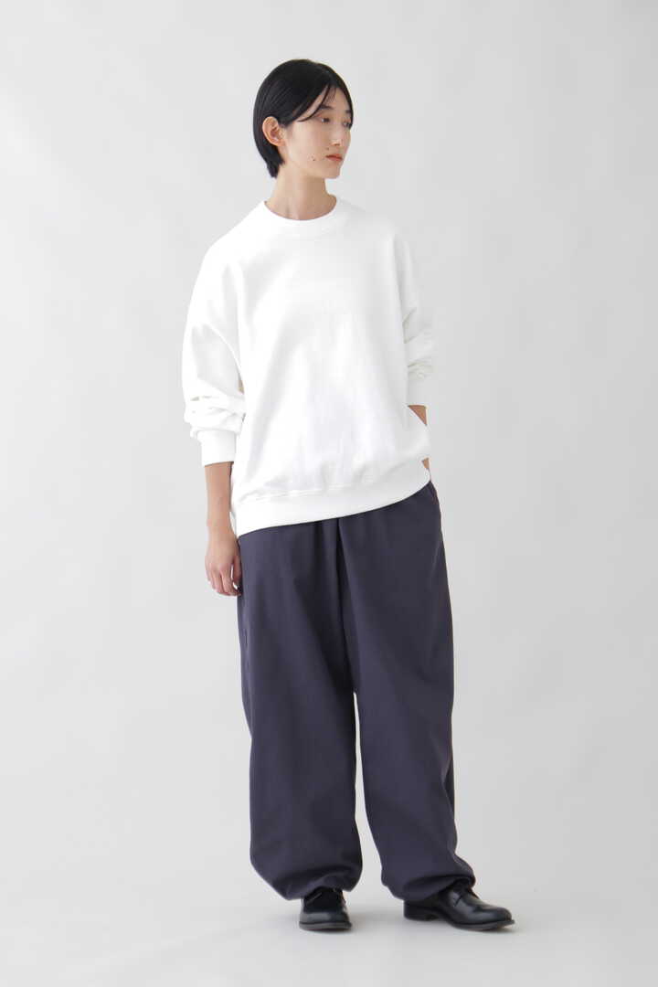 Y / ORGANIC COTTON BLEND HEAVY WEIGHT FLEECE CREW NECK3