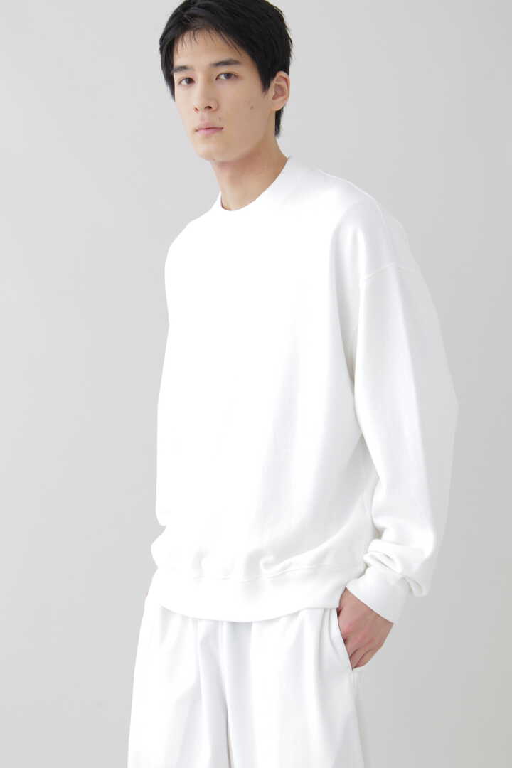 Y / ORGANIC COTTON BLEND HEAVY WEIGHT FLEECE CREW NECK6