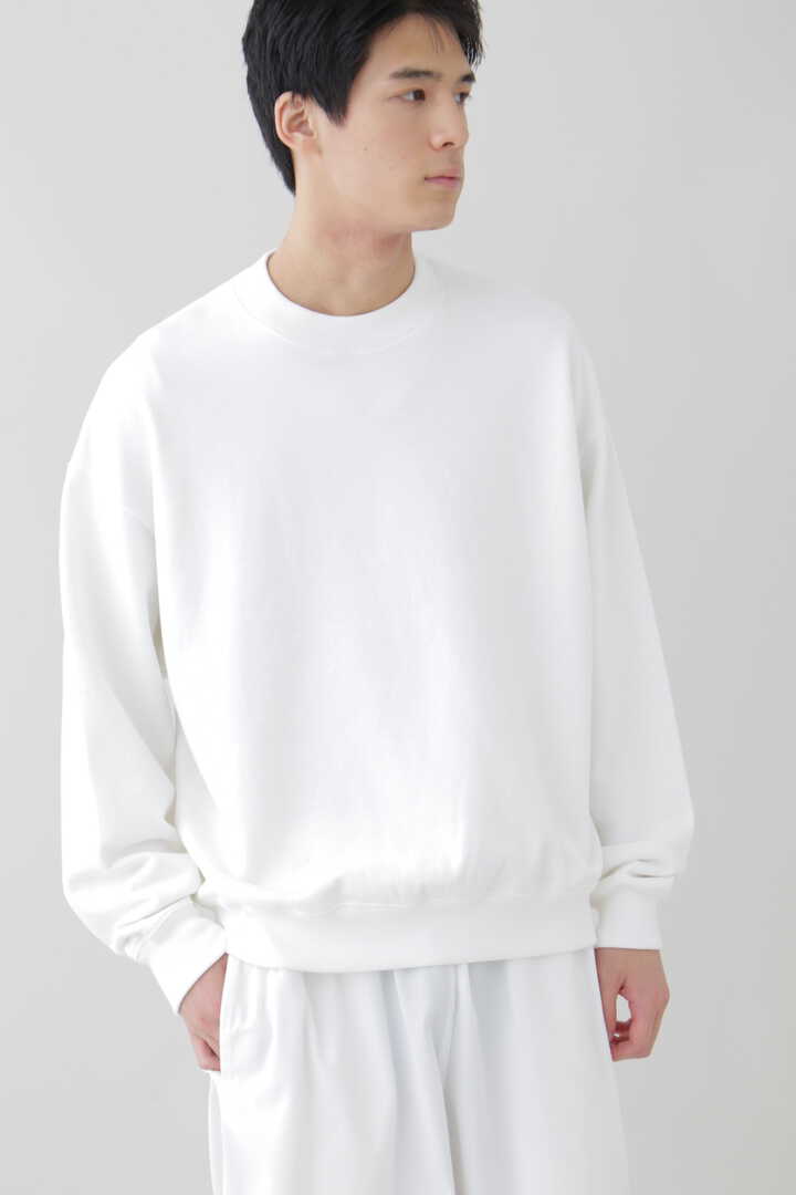 Y / ORGANIC COTTON BLEND HEAVY WEIGHT FLEECE CREW NECK7