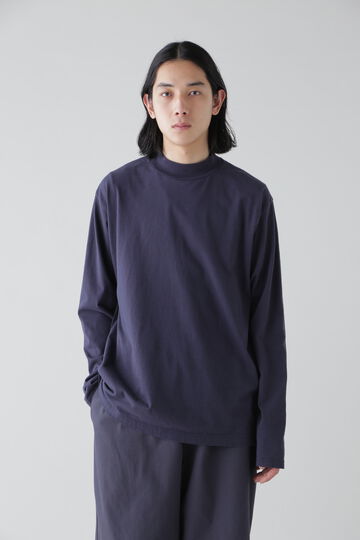 Ｙ / ORGANIC COTTON JERSEY MOCK NECK L/S T_120