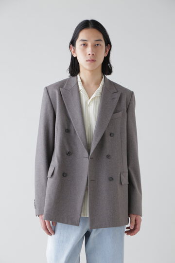 YLÈVE /  WOOL CHAMBRAY FLANNEL JK_040