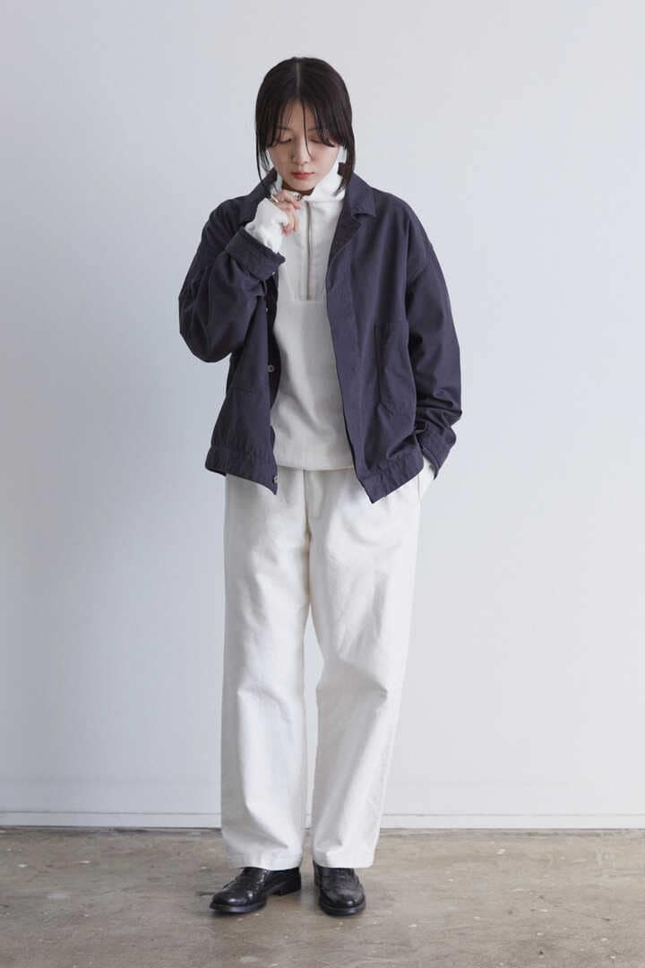 Ｙ / ORGANIC COTTON MOLESKIN TAPERED EASY TR | トラウザーズ