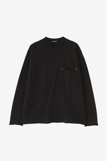 YLÈVE / LIGHT WOOL MILLED KN POCKET C/N P/O_010