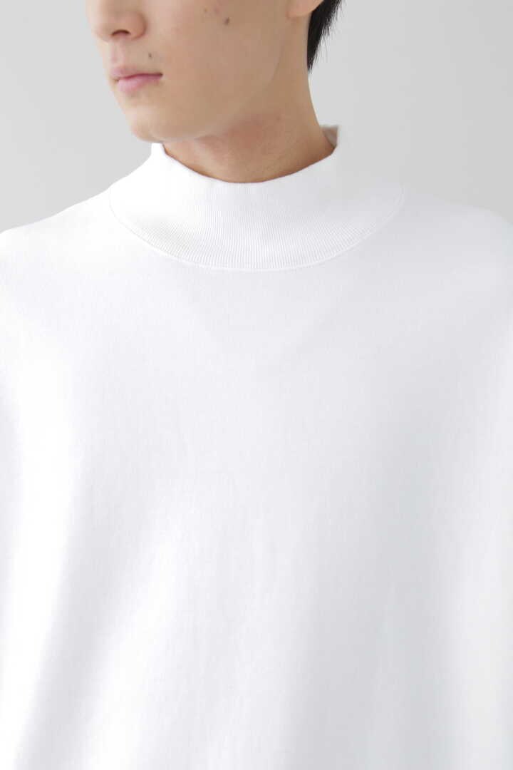 Ｙ / ORGANIC COTTON BLEND HEAVY WEIGHT FLEECE TURTLE NECK