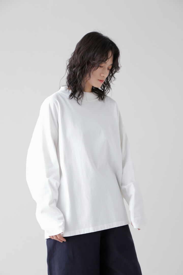 Ｙ / ORGANIC COTTON JERSEY MOCK NECK P/O | カットソー | YLÈVE