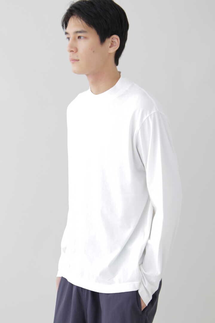 Ｙ / ORGANIC COTTON JERSEY MOCK NECK L/S T | カットソー | YLÈVE