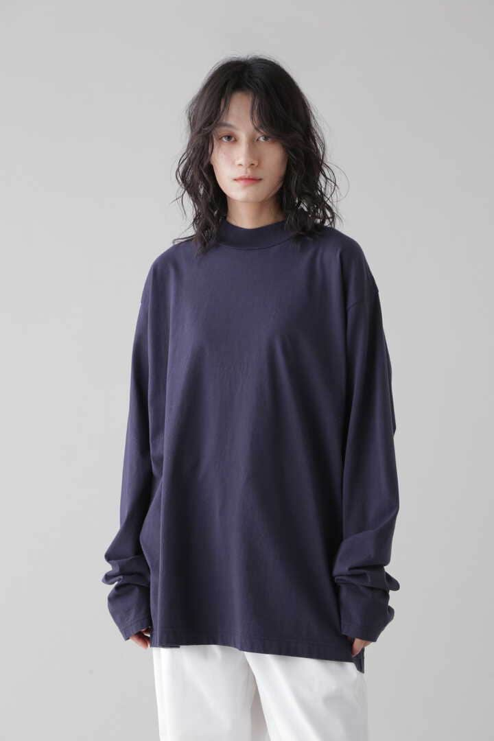 Ｙ / ORGANIC COTTON JERSEY MOCK NECK L/S T | カットソー | YLÈVE