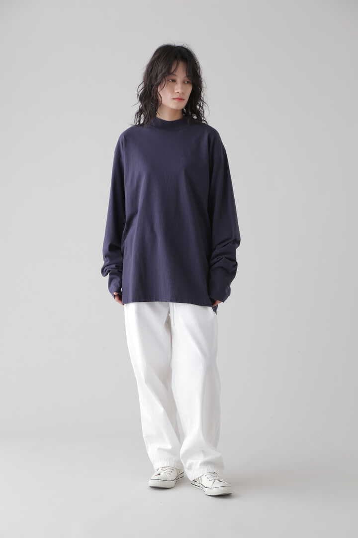 Ｙ / ORGANIC COTTON JERSEY MOCK NECK L/S T | カットソー | YLÈVE