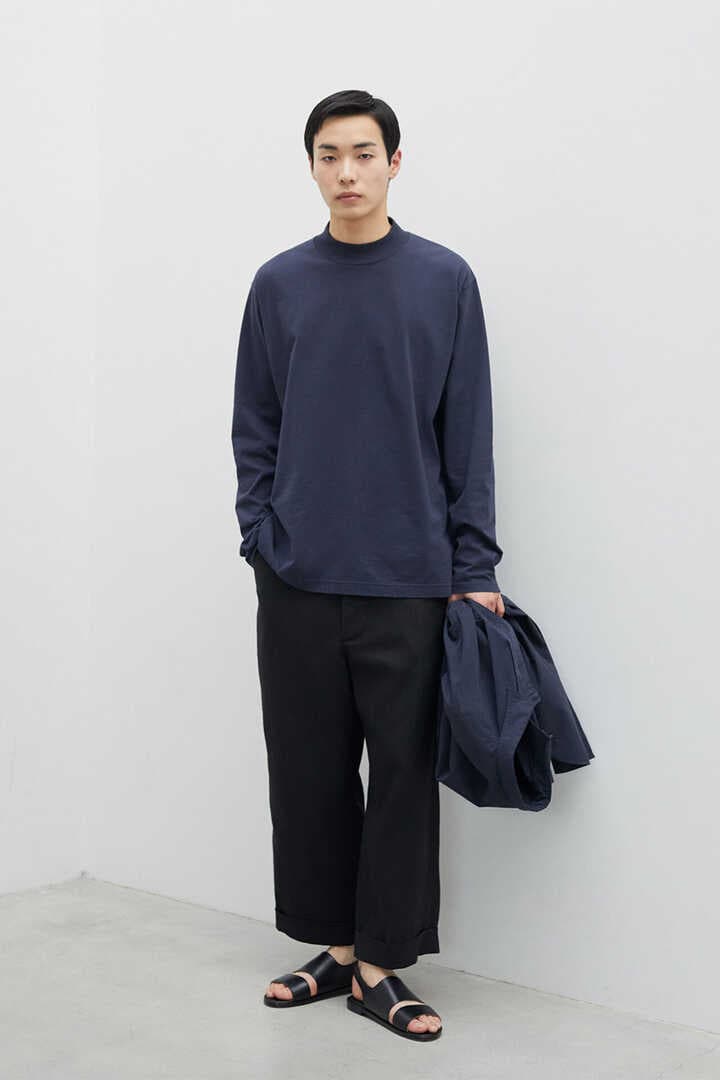 Ｙ / ORGANIC COTTON JERSEY MOCK NECK L/S T | カットソー | YLÈVE