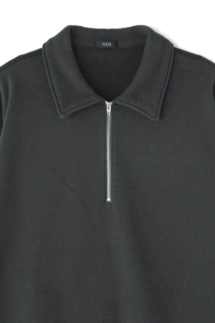 YLÈVE / COTTON FLEECE HALF ZIP P/O6