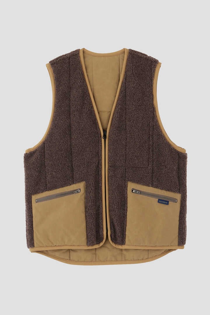 YLÈVE / LAVENHAM REVERSIBLE ZIP FRONT GILET12