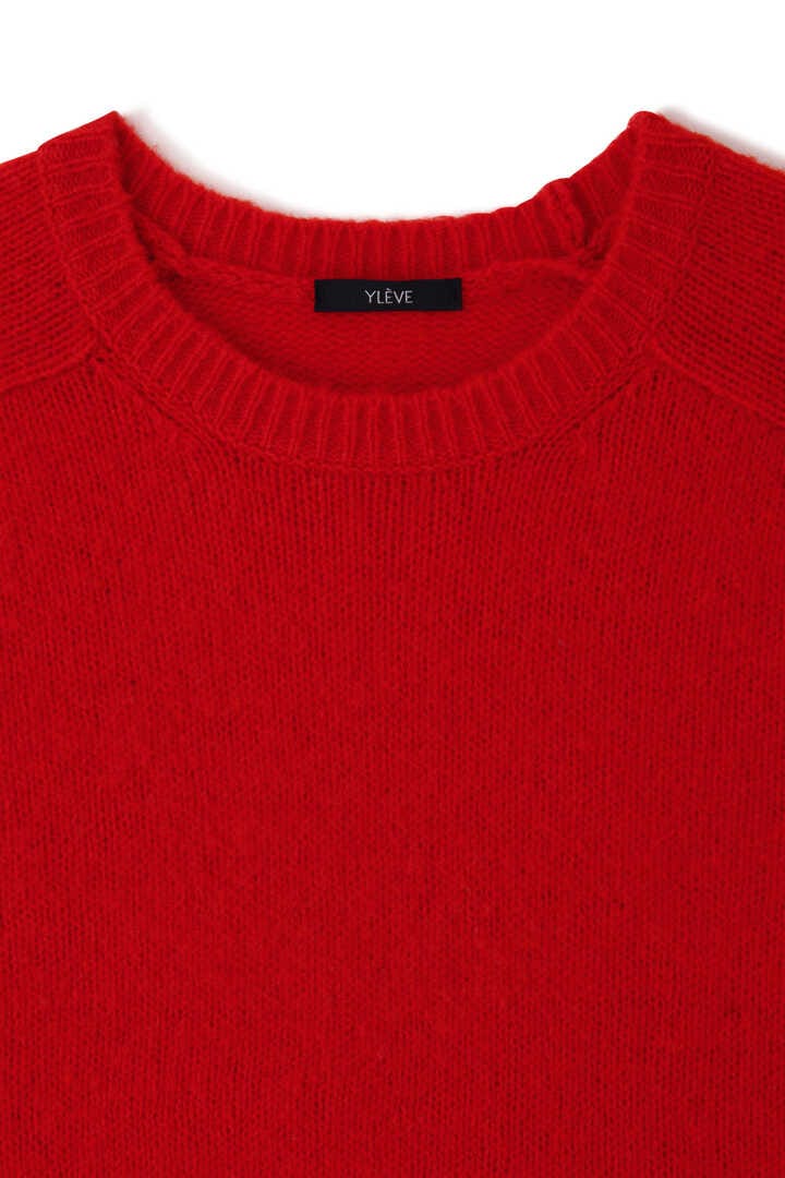 【先行予約 10月下旬入荷予定】YLÈVE / ITALIAN BLUSHED WOOL KN P/O6