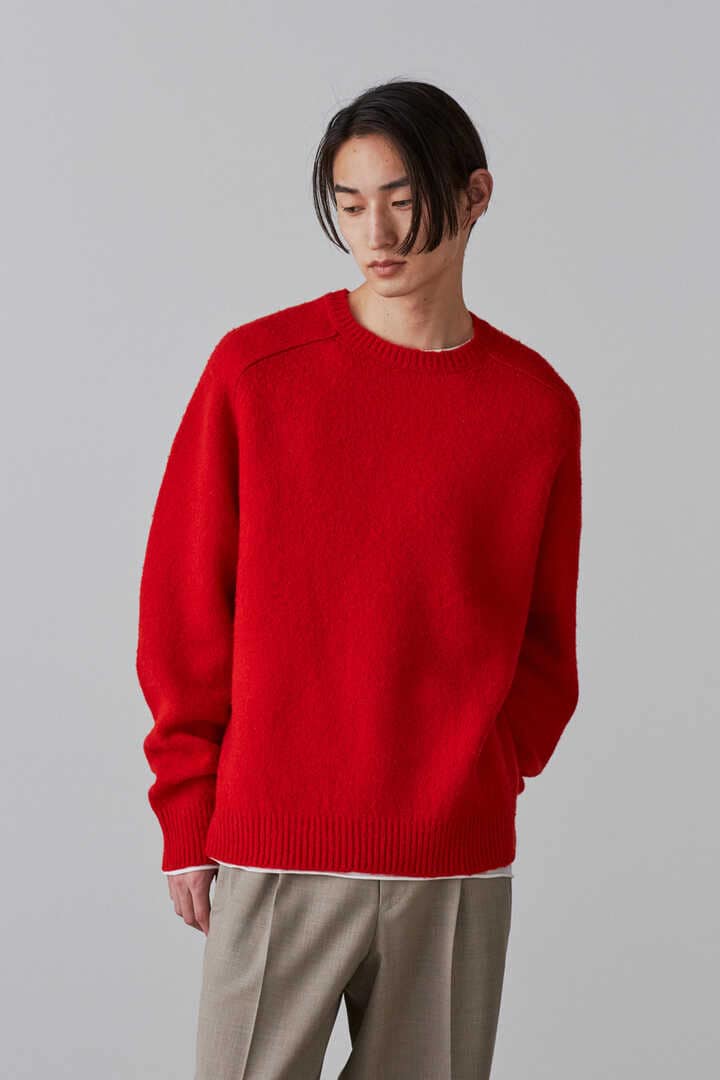 【先行予約 10月下旬入荷予定】YLÈVE / ITALIAN BLUSHED WOOL KN P/O1