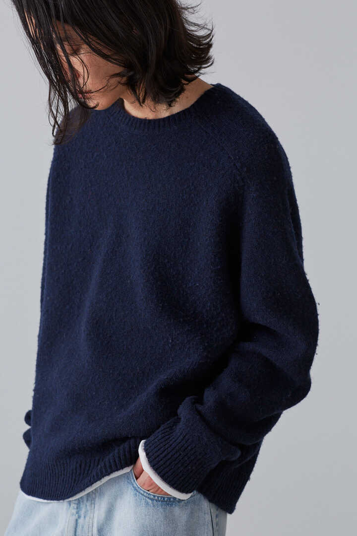 【先行予約 10月下旬入荷予定】YLÈVE / ITALIAN BLUSHED WOOL KN P/O20