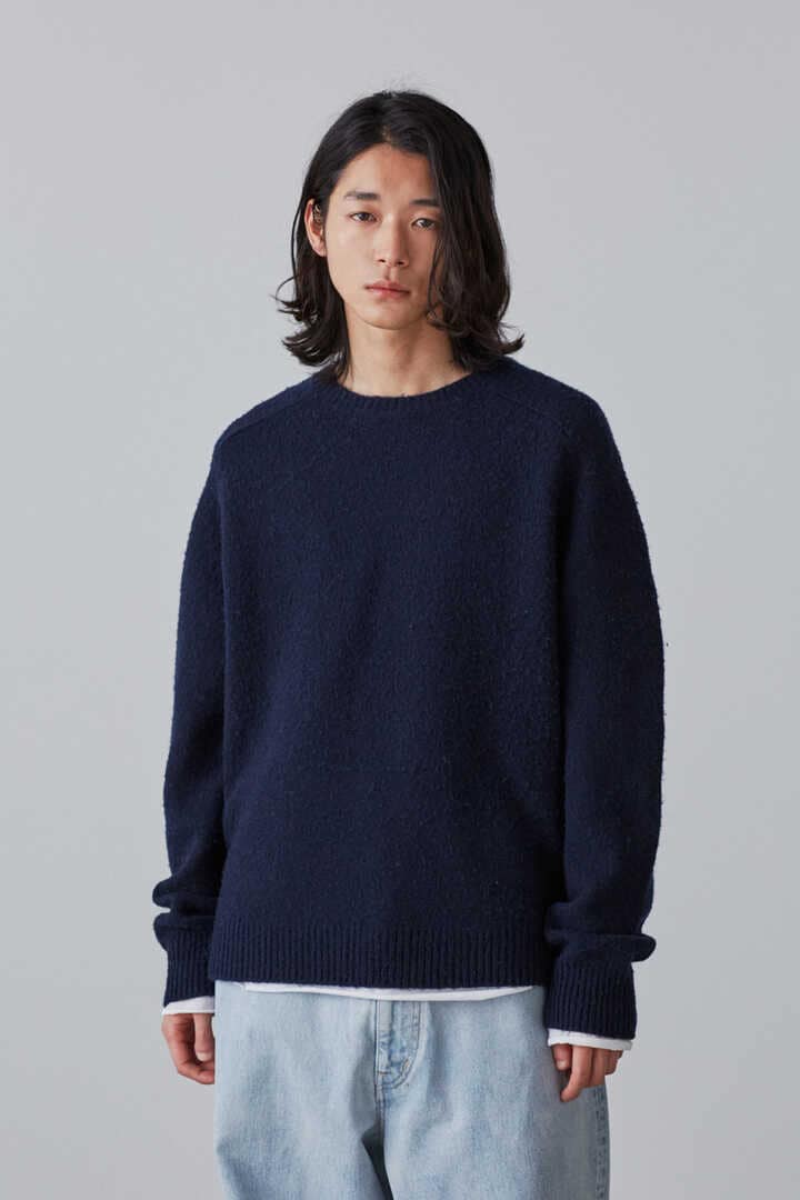 【先行予約 10月下旬入荷予定】YLÈVE / ITALIAN BLUSHED WOOL KN P/O15