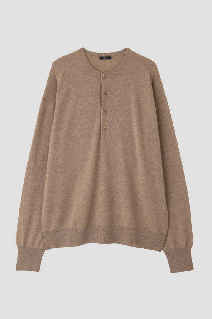 YLÈVE / CASHMERE KN  HENRY NECK P/O19