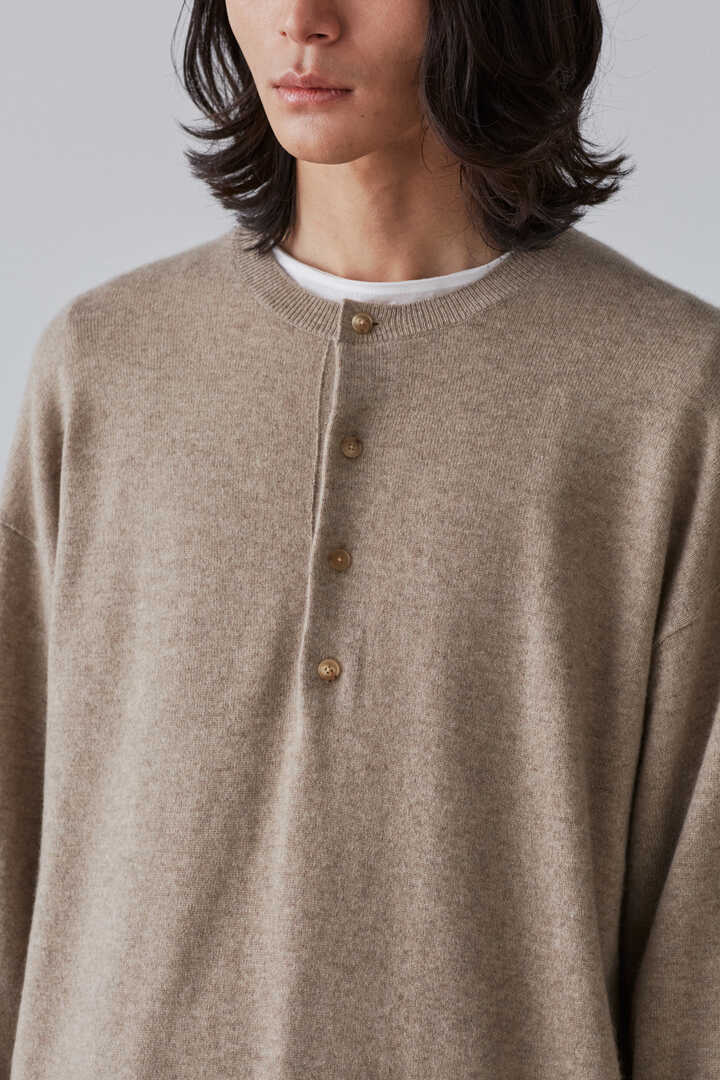 YLÈVE / CASHMERE KN  HENRY NECK P/O25