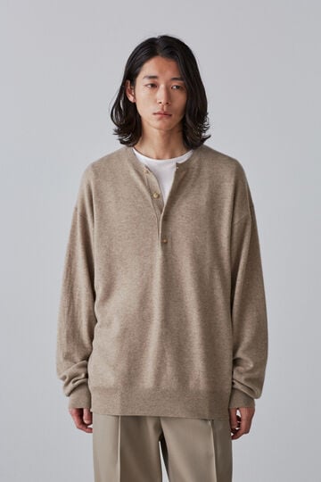 YLÈVE / CASHMERE KN  HENRY NECK P/O_040