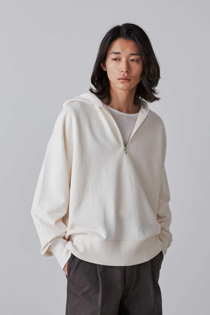 YLÈVE / COTTON FLEECE HOODIE1