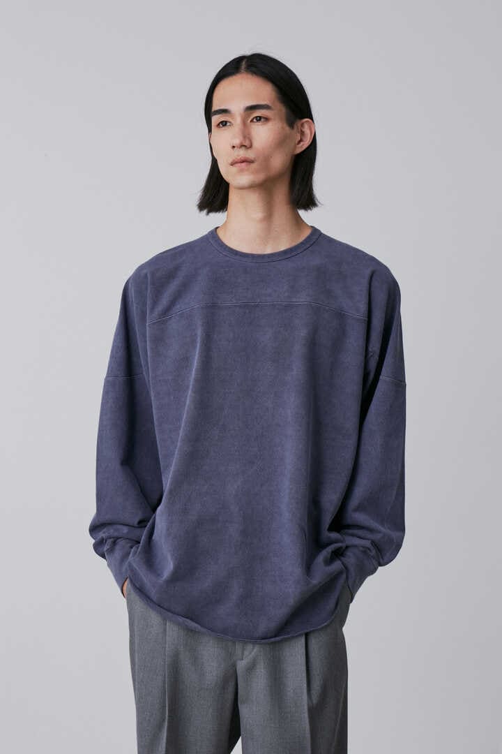 【先行予約 1月下旬入荷予定】YLÈVE / OPEN END COTTON PIGMENT DYE L/S T6