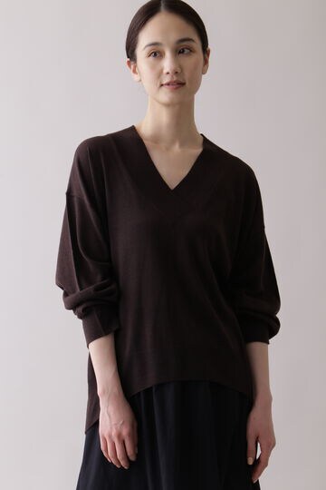 THE LIBRARY / WOOL SILK CASHMERE KN V/N P/O_050