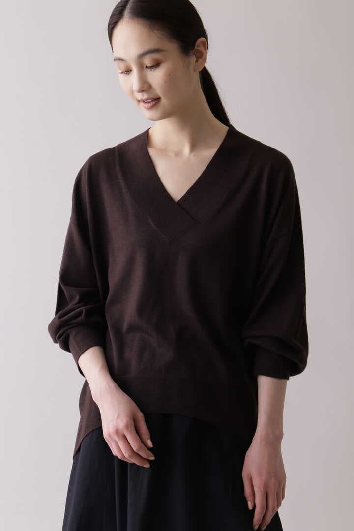 THE LIBRARY / WOOL SILK CASHMERE KN V/N P/O2