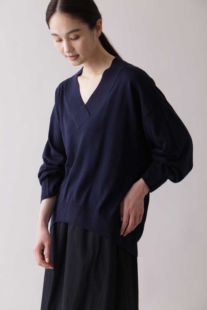 THE LIBRARY / WOOL SILK CASHMERE KN V/N P/O19
