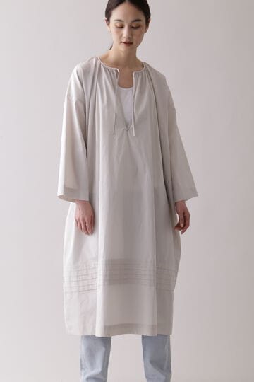 THE LIBRARY / ORGANIC COTTON BROAD TUNIC OP_040