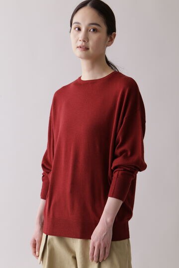 THE LIBRARY / [UNISEX] WOOL SILK CASHMERE KN P/O_100