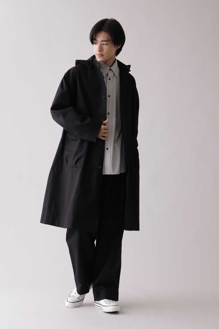 THE LIBRARY / [UNISEX] COTTON TWILL HOODED COAT2
