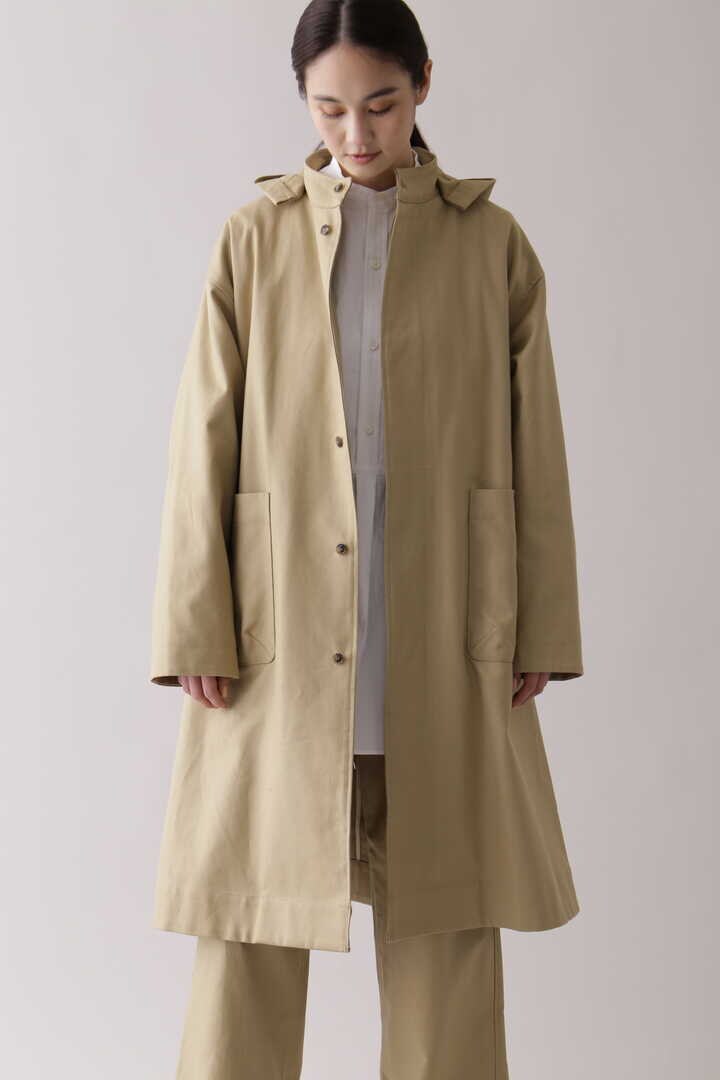 THE LIBRARY / [UNISEX] COTTON TWILL HOODED COAT43