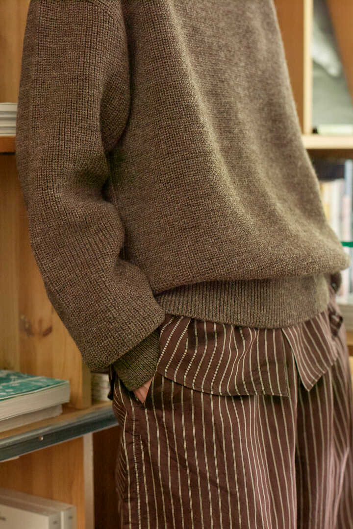 THE LIBRARY / [UNISEX] WOOL KN P/O38