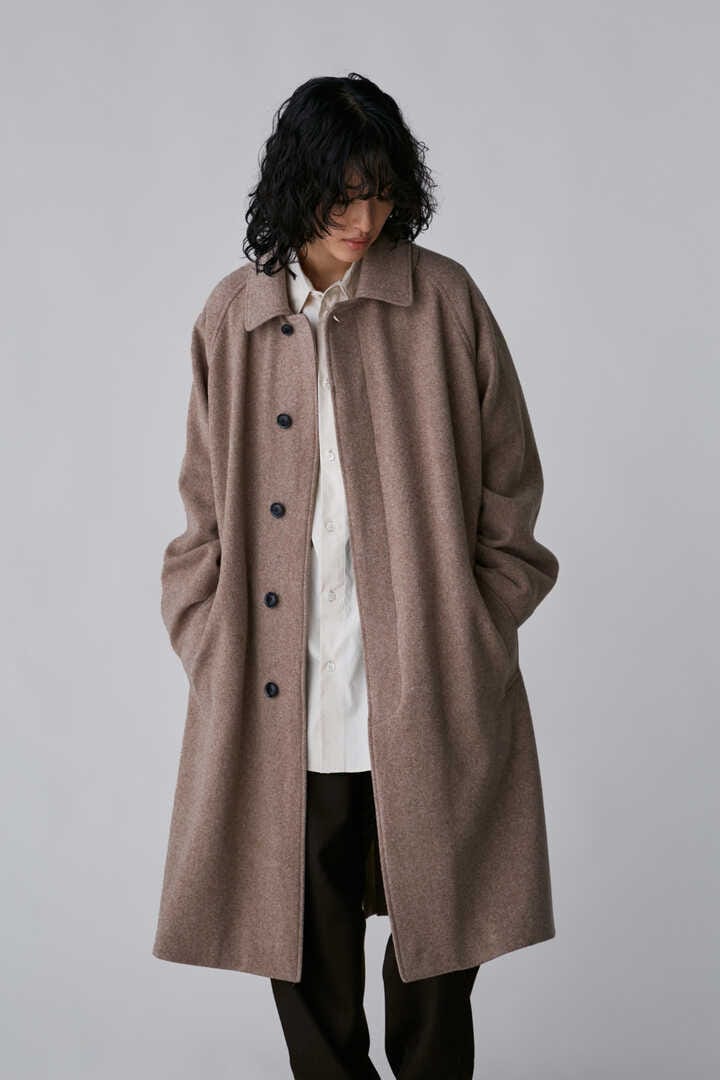 THE LIBRARY / [UNISEX] SUPER100'S WOOL MELTON BAL/C CO | コート