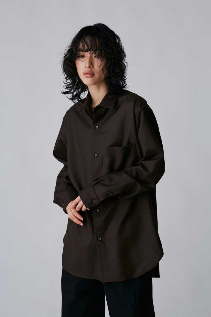 THE LIBRARY / [UNISEX] WOOL FLANNEL R/C SH1