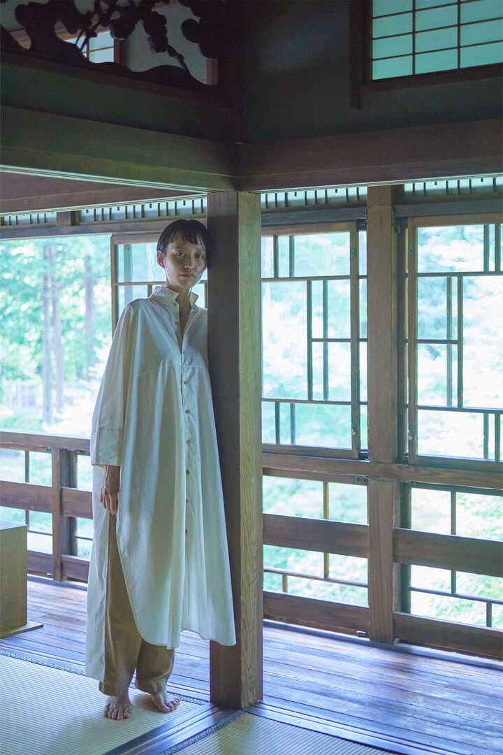 QUITAN / AODAI LONG SHIRT SILK COTTON STRIPE | シャツ | QUITAN | THE LIBRARY（ザ  ライブラリー公式通販）