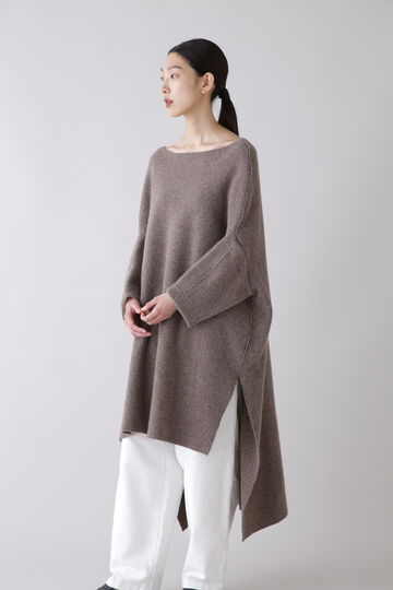 quitan / MAYU FULLING KNIT SEWN DRESS_050